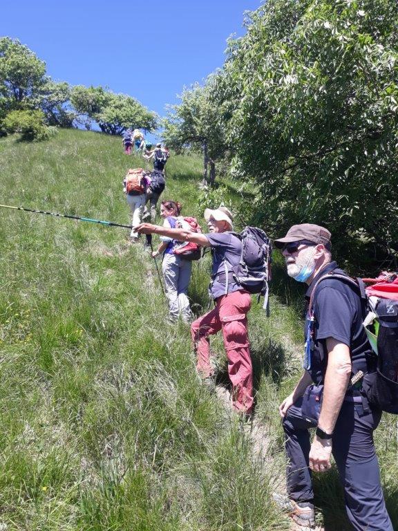Verso la cima